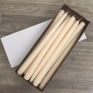 New white candlesticks. Perfect for wedding & home